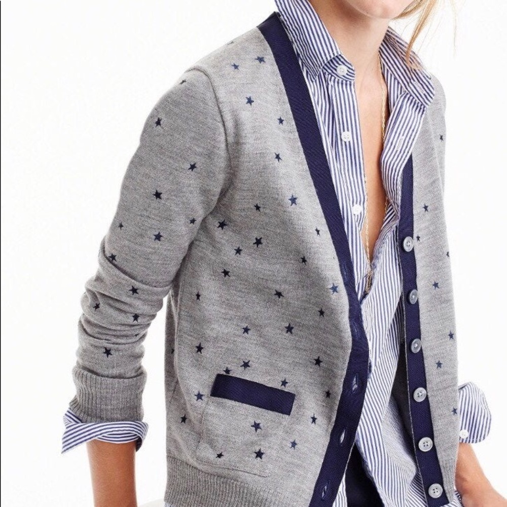 J.Crew Harlow Star cardigan *LIKE NEW!*